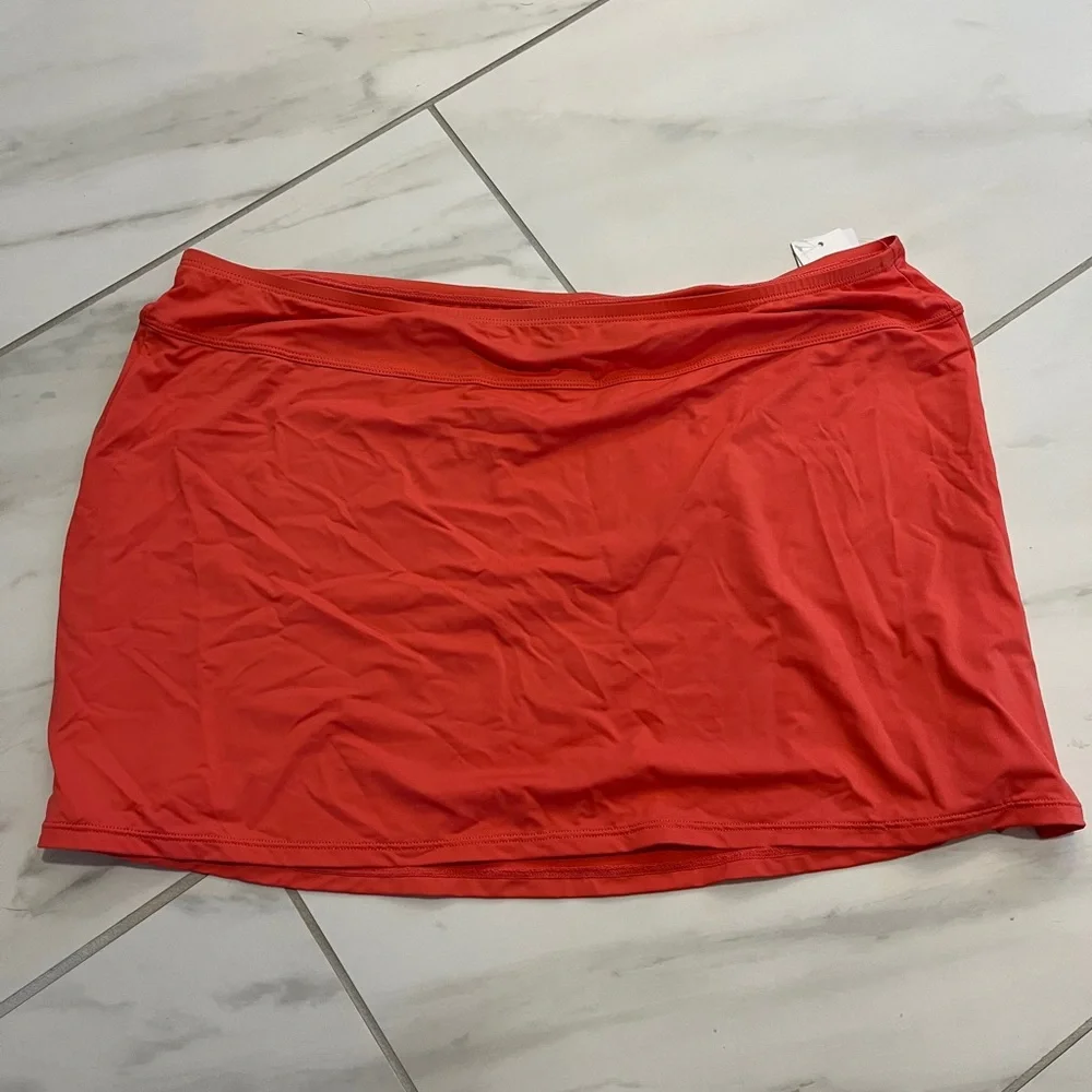 Jantzen Coral Swim Skirt coverup size 10 NWT